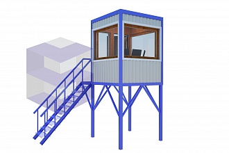 Пост охраны на постаменте МПС-3